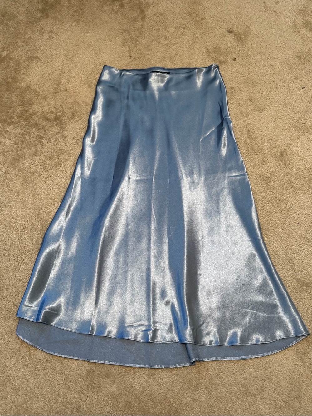 Refka Satin Midi Skirt